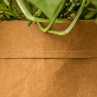Rustic Cloth Planter Basket - Image 7