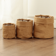 Rustic Cloth Planter Basket - Image 11