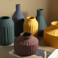 Isabel Textured Ceramic Vases - Image 10