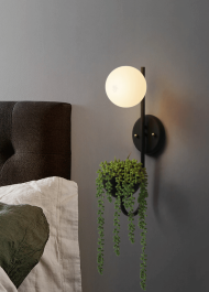 Savoy Wall Lamp, Planter & Organizer - Image 5