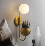 Savoy Wall Lamp, Planter & Organizer - Image 11