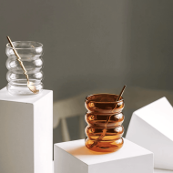 Colorful Bubble Glass Cups - Image 3