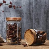 Acacia & Glass Storage Containers - Image 3