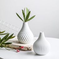 Textured Raindrop Vases - Image 2
