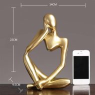 Abstract Thinker Figurine Sculpture - Image 18