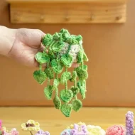 Pothos Car Hanging Plant Crochet Pattern - Flower Basket pothos car hanging crochet pattern — photo 3