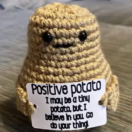 positive potato crochet pattern cute amigurumi toy beginner friendly