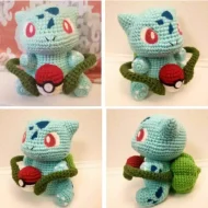 24 Pokemon amigurumi crochet pattern mini bundle - collection of Pokemon-inspired crochet toy patterns for beginners