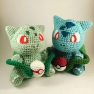 24 Pokemon amigurumi crochet pattern mini bundle - collection of Pokemon-inspired crochet toy patterns for beginners