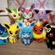 24 Pokemon amigurumi crochet pattern mini bundle - collection of Pokemon-inspired crochet toy patterns for beginners