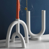 Scandi Curves Taper Candle Holders - Image 5