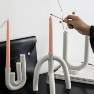 Scandi Curves Taper Candle Holders - Image 4