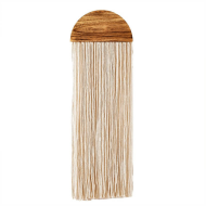 Wooden Semicircle Macrame Wall Decor - Image 11