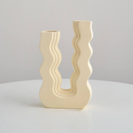 Wavy U Pastel Ceramic Vase - Image 14