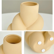 Modern Knot Ceramic Vase - Image 6