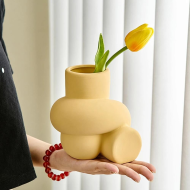 Modern Knot Ceramic Vase - Image 5