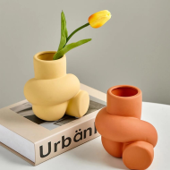 Modern Knot Ceramic Vase