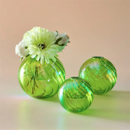 Spiral Glass Mini Ball Vase (3 Pack) - Image 9