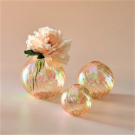 Spiral Glass Mini Ball Vase (3 Pack) - Image 7