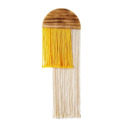 Wooden Semicircle Macrame Wall Decor - Image 12