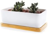 Natural Bamboo Planter Saucer Trays - Image 13
