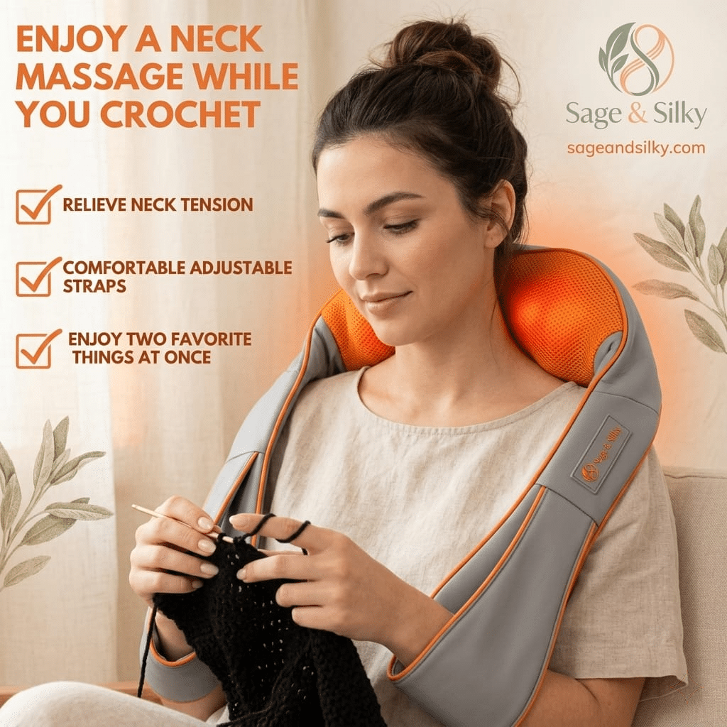 Relieve Neck Stiffness: Smart Crochet Relief Massager