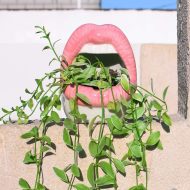 Pucker Up Lips Ceramic Planter - Image 10