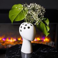 Head Shaped Flower Vase - Image 4