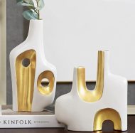 Abstract in Gold Vases - Image 5