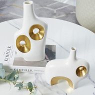Abstract in Gold Vases - Image 9