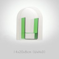 Colorful Acrylic Geometric Flower Vase - Image 5