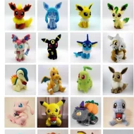 24 Pokemon amigurumi crochet pattern mini bundle - collection of Pokemon-inspired crochet toy patterns for beginners
