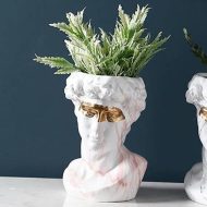Ceramic David Bust Planter Vase Statue - Image 13