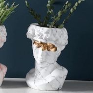 Ceramic David Bust Planter Vase Statue - Image 12