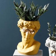 Ceramic David Bust Planter Vase Statue - Image 14