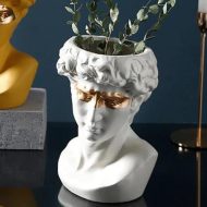 Ceramic David Bust Planter Vase Statue - Image 16