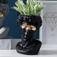 Ceramic David Bust Planter Vase Statue - Image 9