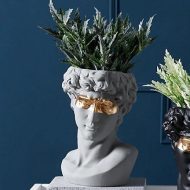 Ceramic David Bust Planter Vase Statue - Image 8