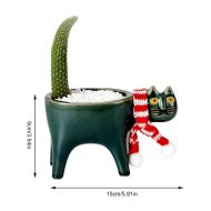 Glazed Ceramic Kitty Planter - Image 17