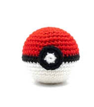 Ditto reversible crochet pattern — the pattern crocheted up as a closed ball