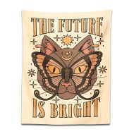 The Cat Future is Bright Tapestry