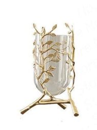 Golden Leaf Vase - Image 11