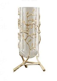 Golden Leaf Vase - Image 12