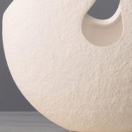 Hani White Cracked Egg Vases - Image 4