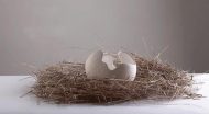 Hani White Cracked Egg Vases - Image 6
