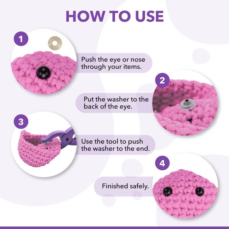 Safety Eye Pliers | Crochet and Amigurumi