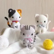 Kitten Girl Amigurumi Crochet Patterns - 3 in 1 Bundle kitten girl amigurumi crochet pattern — photo 5