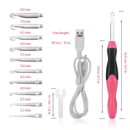 GlowStitch Lighted Crochet Hook — lighted crochet hook