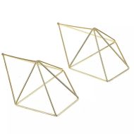 2-Piece Geometric Wall Mural, Mounted Air Plant Hangers - Image 4