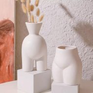 Minimal Ceramic Human Form Vases - Image 8